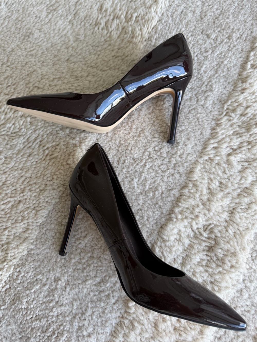Sam Edelman Pointed Patent Pumps - Hazel Pointed Toe Pump - Picture 7 of 9